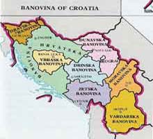 Map 3 ) Banovina of Croatia, as in Royalist Yugoslavia before WWII Croatian Borders 1918—1993, Boban. L., Skolska Knjiga, HAZU,  Zagreb 1993.