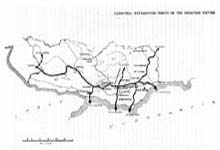 Map 4 ) Locations of extradition from Austria in May 1945 (Bleiburg Genocide) Operation Slaughterhouse: Eyewitness accounts Of postwar massacres in Yugoslavia, Ed. Prcela J., Guldescu S., Dorrance Pub. Co. Inc., Pittsburgh, 1995