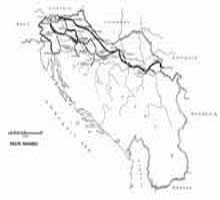 Map 6 ) Routes of Death Marches from Austria from May 1945 (Bleiburg Genocide)Operation Slaughterhouse: Eyewitness accounts Of postwar massacres in Yugoslavia, Ed. Prcela J., Guldescu S., Dorrance Pub. Co. Inc., Pittsburgh, 1995