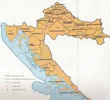 Map 7 ) County of Zadar-Knin, boundaries in Communist Yugoslavia, until 1997 Zadarska Zupanija, Magas, D., Skolska Knjiga, Zagreb., 1995